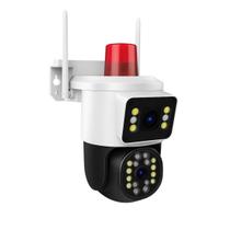 Câmera de Rastremaneto Automático WIFI com Luz e Lente Dupla Full HD