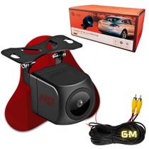 Camera De Ré Automotiva Hd Visão Noturna Lente Olho Peixe 1920p Linhas Guias Colorida Prova Dagua