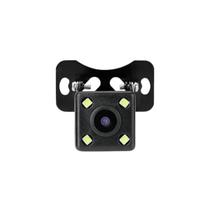 Câmera de Ré Automotiva Universal com 4 LEDs Visão Noturna Estacionamento