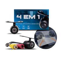 Camera de ré borboleta 4 x 1 m7 4 lentes de vidro visão noturna 110 graus Camera de ré borboleta 4 x 1 m7 4 lentes de vidro visão noturna 110 graus