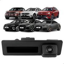 Câmera de Ré com Maçaneta Uppertech para Volkswagen T-Cross Nivus Virtus Jetta e Audi A1 A3 A4 Q3 TT