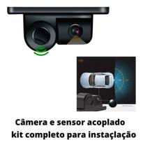 Câmera De Ré Com Sensor De Estacionamento Acoplado - Vision