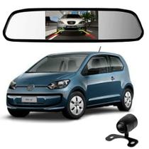 Camera De Re Espelho Retrovisor Com Tela Volkswagen Up