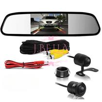 Camera de Ré Espelho Retrovisor Para Carro Caminhão 4.3 Polegadas 12v Tela LCD Wide Screen Fácil de Instalar