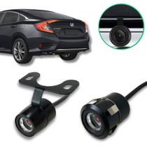 Câmera De Ré Estacionamento 12v Universal Parachoque 2em1 2x1