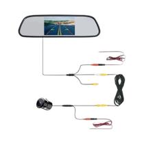 Câmera De Ré HD De 4.3 Polegadas Com Monitor Para Estacionamento De Veículos