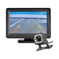 Câmera De Ré HD LCD De 4,3 Polegadas Com Visão Noturna, Fácil Instalação Para Sedans, SUVs, RVs E Câmera De Ré HD LCD De 4,3 Polegadas Com Visão Noturna, Fácil Instalação Para Sedans, SUVs, RVs E