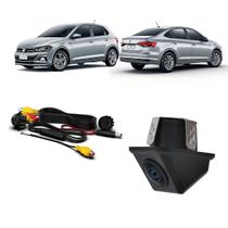 Câmera de ré HD Tartaruga VW Polo Virtus - Adak