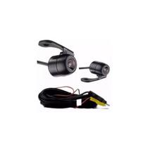 Câmera de ré ou frontal 2x1 automotiva universal borboleta