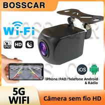 Câmera De Ré Sem Fio 5G Para Carro Com Visão Noturna E Conectividade Bluetooth Wi-Fi Câmera De Ré Sem Fio 5G Para Carro Com Visão Noturna E Conectividade Bluetooth Wi-Fi