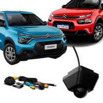 Câmera de Ré Tartaruga 720p IP68 com Conexão Original para Citroen C3/Cactus - Faaftech
