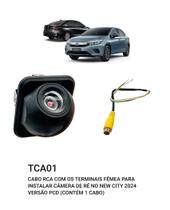 Câmera de ré Tartaruga Honda City 2024 PCD Câmera de ré Tartaruga Honda City 2024 PCD