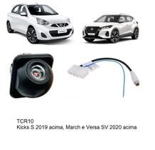 Câmera de ré Tartaruga Nissan Kicks S March Versa Câmera de ré Tartaruga Nissan Kicks S March Versa