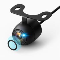 Câmera De Ré Traseira Com Led E Linhas Guias Modelo Borboleta Visão Noturna E Imagem Reversa