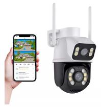 Camera de Segurança 2 em 1 Dupla Wifi a Prova Dagua Camera de Segurança 2 em 1 Dupla Wifi a Prova Dagua