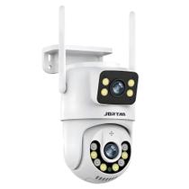 Câmera De Segurança a Prova de água Lente Dupla APP YOOSEE IP66 Camera IP WiFi 360 COR:branco Câmera De Segurança a Prova de água Lente Dupla APP YOOSEE IP66 Camera IP WiFi 360 COR:branco