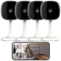 Câmera de segurança AMOROM 4 Pack Indoor 1080P 2,4 GHz WiFi Câmera de segurança AMOROM 4 Pack Indoor 1080P 2,4 GHz WiFi