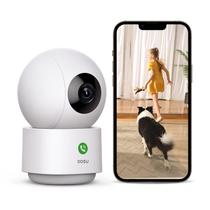 Câmera de segurança AOSU 2K Indoor 360 View WiFi compatível com Alexa