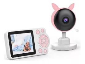 Camera de Segurança Babá Eletronica Infantil Bebe Kids Baby Monitor LCd 2,8 Monitoramento de Temperatura Com Visão Noturna Sem Fio Microfone 4x Zoom
