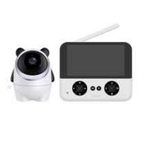 Camera de Segurança Babá Eletronica Infantil Monitoramento 360 Visão Noturna bebe Tela 4.3 Monitor Recarregavel Camera de Segurança Babá Eletronica Infantil Monitoramento 360 Visão Noturna bebe Tela 4.3 Monitor Recarregavel