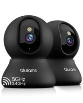 Câmera de Segurança blurams 5G 2K 360 PTZ WiFi6 Dual-Band