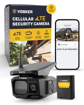 Câmera de segurança celular externa Vosker VKX Solar 4G-LTE