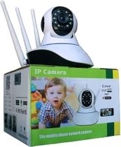 Camera De Segurança Com 3 Antena Wifi Ip 1080p App Yosee P2p