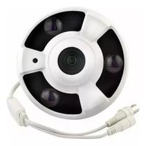 Câmera de Segurança Dome Full HD Fisheye 1.8mm com 6 LEDs e Visão Noturna - Modelo JL-F3620