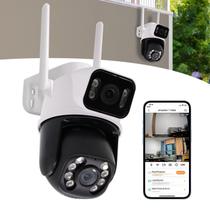 Câmera De Segurança Dupla Wifi Smart Camera Icsee 2 Antenas - RY