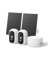 Câmera de Segurança eufyCam C35 Kit com 2 Câmeras Sem Fio e Energia Solar