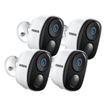 Câmera de segurança EVERSECU 2K 3MP Outdoor Wireless, pacote com 4