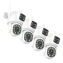 Câmera de segurança EVERSECU Dual Lens Linkage 6MP WiFi PTZ 4pk