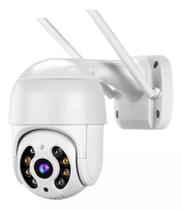 Câmera De Segurança Externa Hd Wifi Camera Robô A8 Noturna Cor Branco - DMK