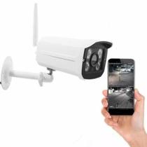 Câmera De Segurança Externa Ip Inteligente Wifi 1080p Visão Noturna Prova D'água App V380