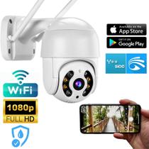 Câmera De Segurança Externa Wifi Ip66 Prova Dágua Infravermelho Hd - Camera Wifi Sem Fio