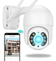 Câmera De Segurança Externa WiFi PTZ 360 Visão Noturna Colorida IP66 - Rastreamento De Movimento Compatível Com NVR Durawell Homologada Anatel Câmera De Segurança Externa WiFi PTZ 360 Visão Noturna Colorida IP66 - Rastreamento De Movimento Compatível Com NVR Durawell Homologada Anatel