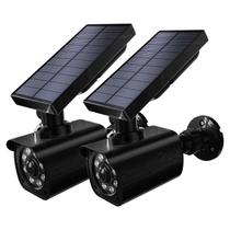 Câmera de segurança falsa fictícia WALI TCB2-SOL com sensor de movimento