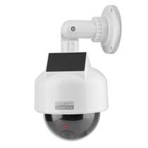 Câmera de segurança fictícia ASHATA Dome Solar Waterproof com LED Câmera de segurança fictícia ASHATA Dome Solar Waterproof com LED
