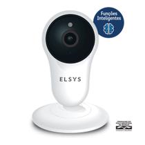 Câmera de segurança fixa interna inteligente elsys branco com resolução hd Câmera de segurança fixa interna inteligente elsys branco com resolução hd