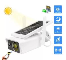 Câmera De Segurança Full Hd 1080p Solar 64gb Wi-fi