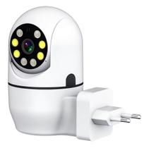 Câmera De Segurança Full Hd WI-FI Com Visão Noturna Liga Direto Na Tomada