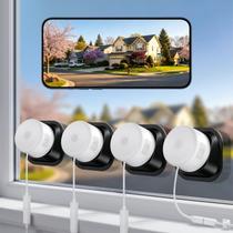 Câmera de Segurança Gyliziex 4MP Pacote com 4 Unidades WiFi Interna/Externa
