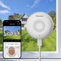 Câmera de Segurança Heemketz 3MP WiFi 6 Compatível com Alexa