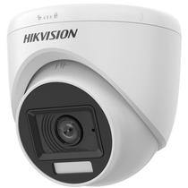 Câmera de Segurança Hikvision Turret Domo DS 2CE76D0T LPFS - Branco e Preto