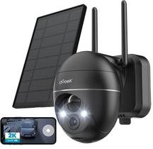 Câmera de segurança IEGeek 2K Solar Wireless Outdoor 360 PTZ Câmera de segurança IEGeek 2K Solar Wireless Outdoor 360 PTZ