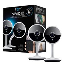 Câmera de segurança inteligente externa Geeni Vivid 1080p HD Wi-Fi Câmera de segurança inteligente externa Geeni Vivid 1080p HD Wi-Fi