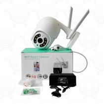 Câmera De Segurança Inteligente Wifi Ip66 Visão Noturna - AT VARIEDADES