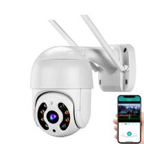 Camera De Segurança Interna E Externa Smart IP66 Wifi Icsee Mini Dome Full Hd Premium