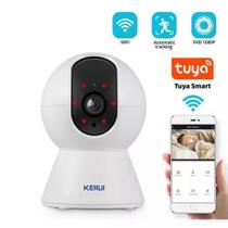 Câmera De Segurança Interna Ip Kerui Com Auto tracking Visão Noturna Câmera De Segurança Interna Ip Kerui Com Auto tracking Visão Noturna