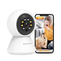 Câmera de Segurança Interna VSTARCAM 3MP 2K WiFi com Giro de 355 e Inclinação de 60 Câmera de Segurança Interna VSTARCAM 3MP 2K WiFi com Giro de 355 e Inclinação de 60